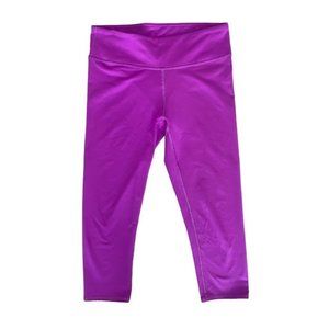 Fabletics Leggings Size Small Fuchsia Pink Magenta‎ Crop Soft Brushed Capris